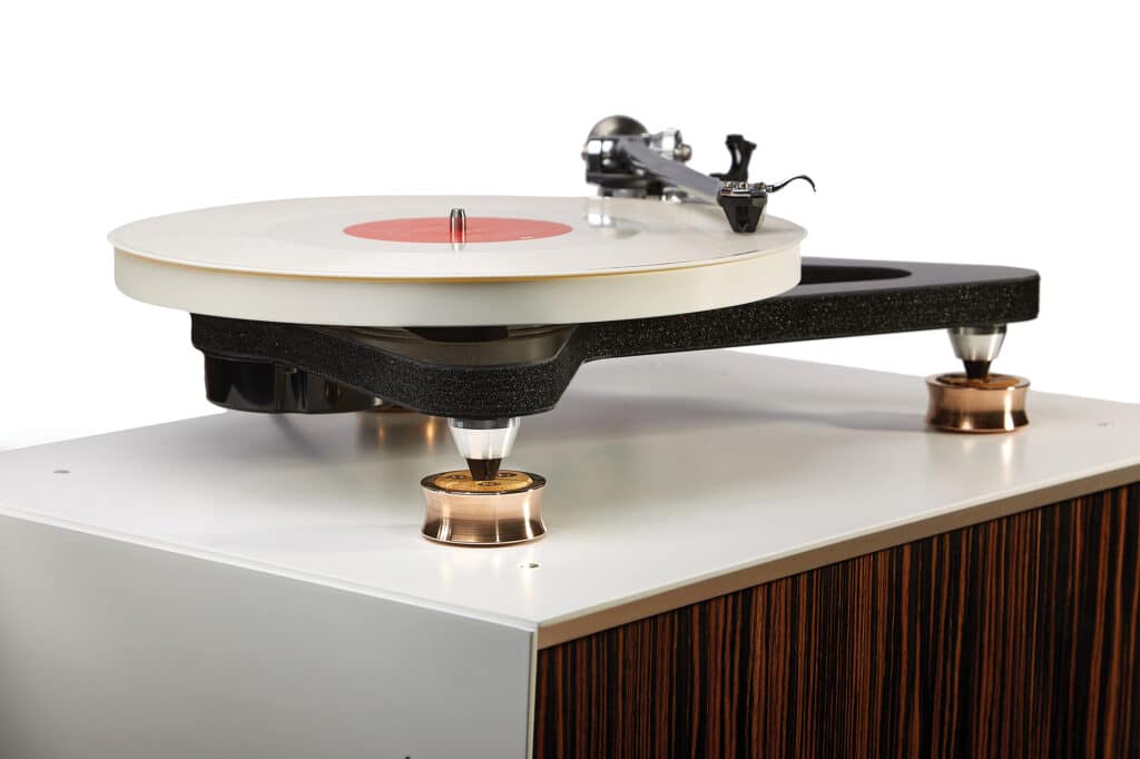 QPlus Reference HiFi CD Supports with record deck