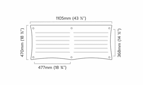 SV2T performance HiFi rack size and dimensions