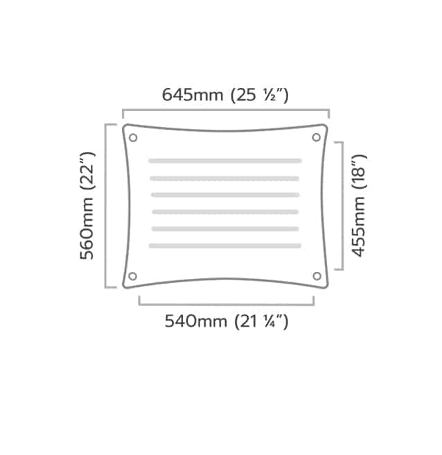 performance HiFi rack SVTL size and dimensions