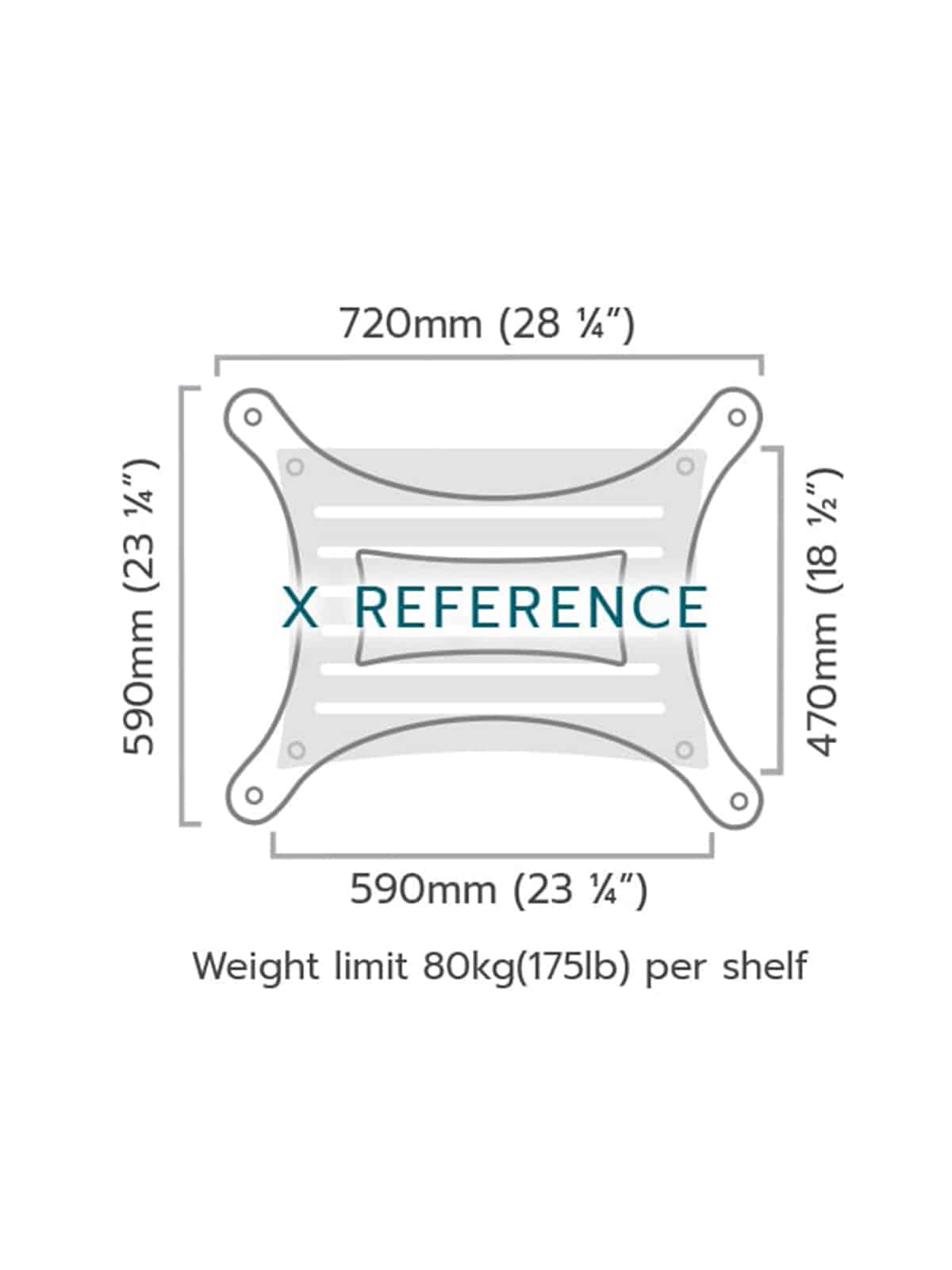 ultimate HiFi rack X-Reference size and dimensions